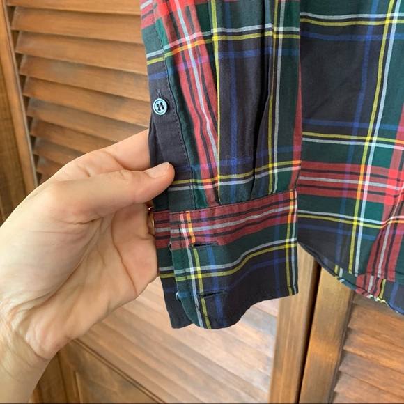 LAST CHANCE J.CREW Perfect Fit Tartan Button Down Shirt XXS - Picture 6 of 10